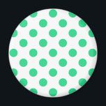 Pollenköpfe aus Grün und Weiß Magnet<br><div class="desc">Pollenköpfe aus Grün und Weiß</div>