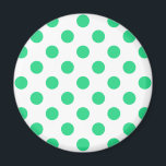 Pollenköpfe aus Grün und Weiß Magnet<br><div class="desc">Pollenköpfe aus Grün und Weiß</div>