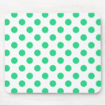 Pollenköpfe aus Grün und Weiß Mousepad<br><div class="desc">Pollenköpfe aus Grün und Weiß</div>