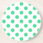 Pollenköpfe aus Grün und Weiß Sandstein Untersetzer<br><div class="desc">Pollenköpfe aus Grün und Weiß</div>