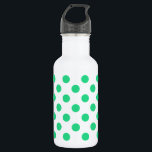 Pollenköpfe aus Grün und Weiß Trinkflasche<br><div class="desc">Pollenköpfe aus Grün und Weiß</div>