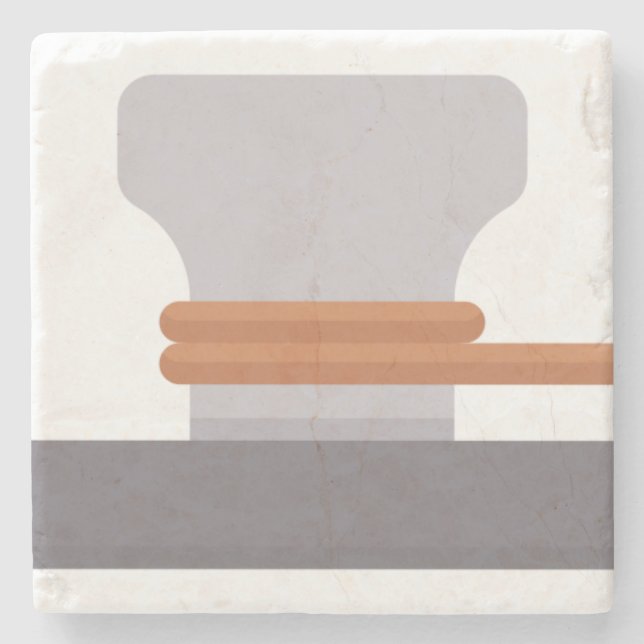 Poller Steinuntersetzer (Vorderseite)