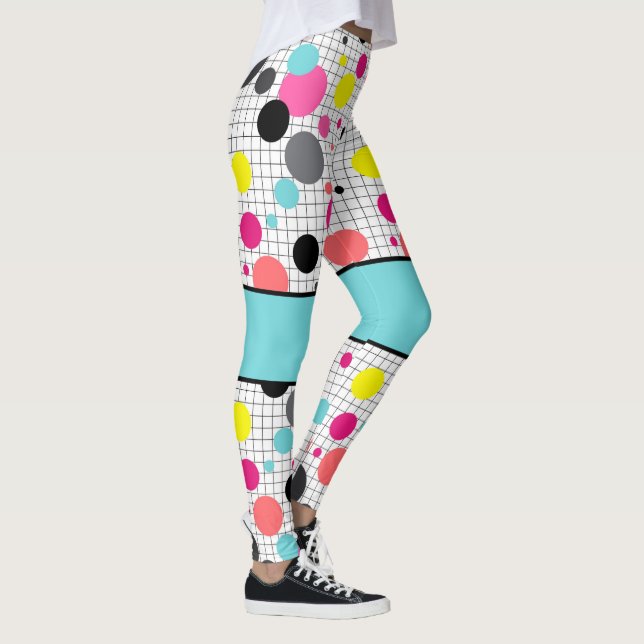 Pollka-Punkte Leggings (Rechts)