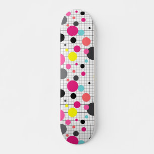 Pollka-Punkte Skateboard
