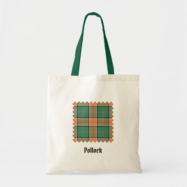 Pollock Tartan Tote Bag Tragetasche (Vorne)
