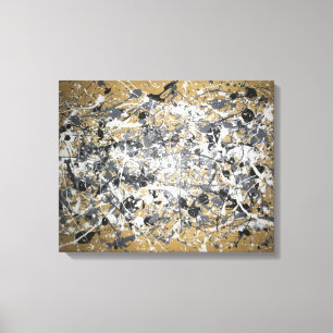 Pollock-Wiedergabe Leinwanddruck