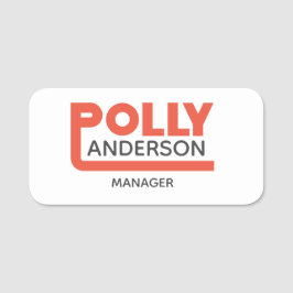 Polly Name Tag Namensschild