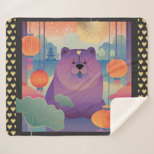 POLLY PLUM Hund Sherpadecke