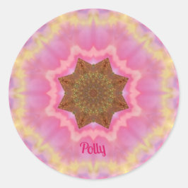 POLLY ~ Pretty In Pink autocollant personnalisé
