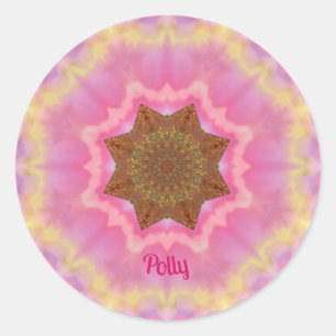 POLLY ~ Pretty In Pink autocollant personnalisé