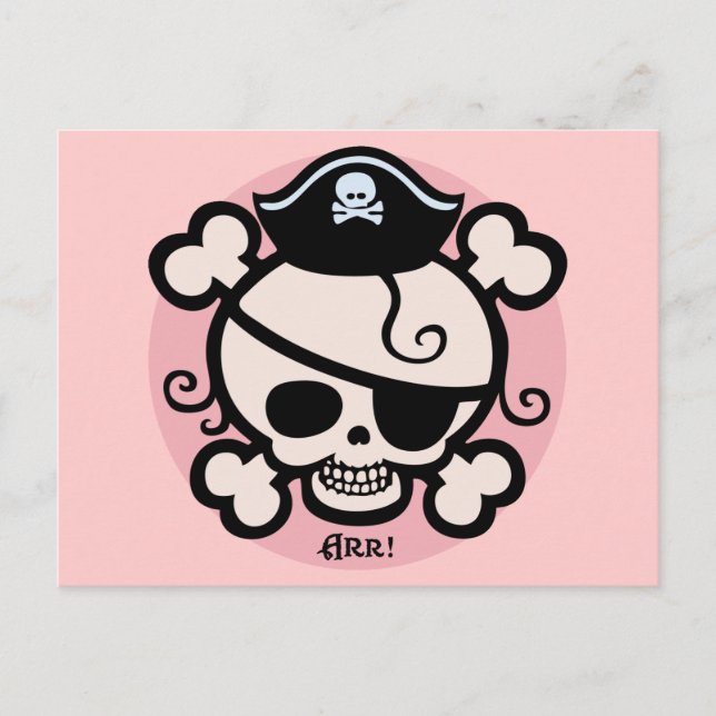 Polly Roger Postkarte (Vorderseite)