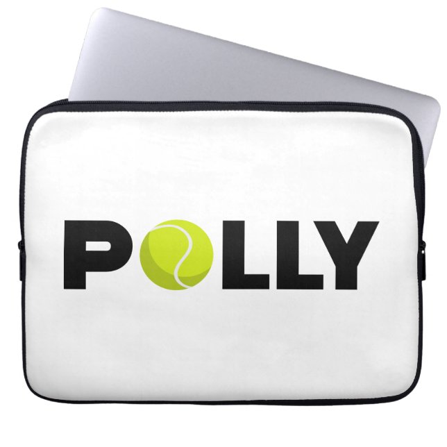 Polly Tennis Laptopschutzhülle (Vorderseite)