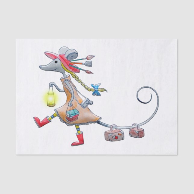 Polly the Mouse II Kids Seidenpapier (Vorderseite)