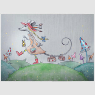 Polly the Mouse Kids Seidenpapier