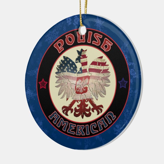 Polnisch Amerika Adler Weihnachtsschmuck (Links)