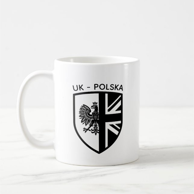 Polnisch - Britisch Kaffeetasse (Links)