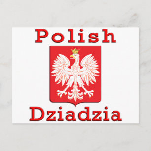 Polnisch Dziadzia Eagle Postkarte