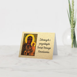 Polnisch frohe Weihnachten Wesołych Świąt Unsere D Karte
