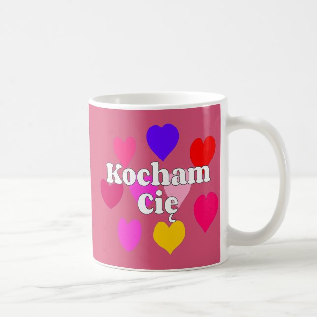 Polnisch - Ich Liebe Sie Kaffeetasse (Rechts)