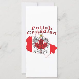 Polnisch-Kanadische Flaggenkarte