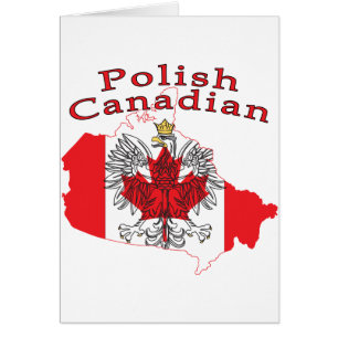 Polnisch-Kanadische Flaggenkarte
