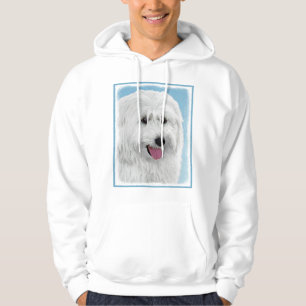 Polnisch Lowland Sheepdog Painting - Hundekunst Hoodie