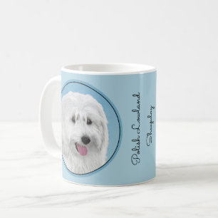 Polnisch Lowland Sheepdog Painting - Hundekunst Kaffeetasse