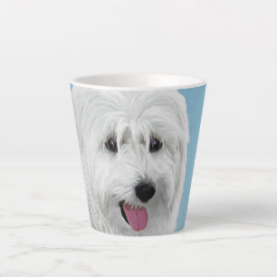 Polnisch Lowland Sheepdog Painting - Hundekunst Milchtasse