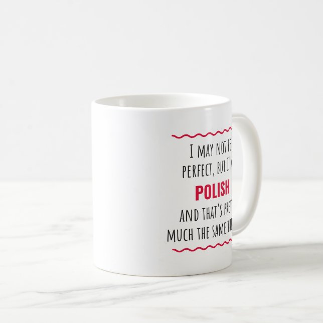 Polnisch Polen Funny Gift Coffee Tasse (VorderseiteRechts)