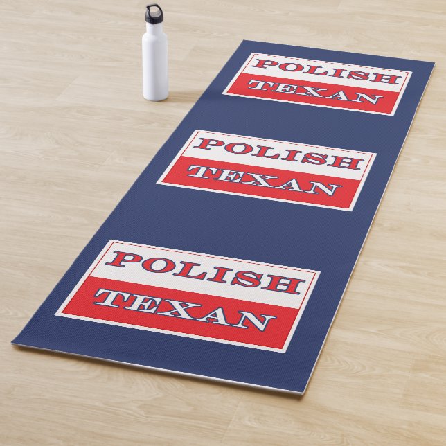 Polnisch-Polnische Flagge Yogamatte (Beispiel)