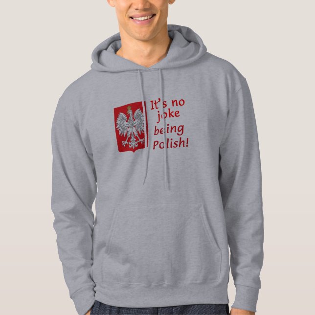 Polnisch sein hoodie (Vorderseite)