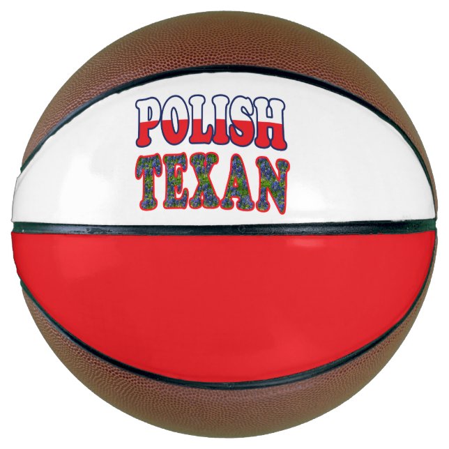 Polnisch Texan Bluebonnets Basketball (Vorderseite)