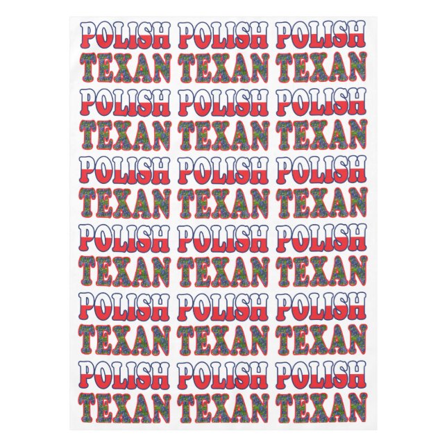 Polnisch Texan Bluebonnets Tischdecke (Vorderseite)