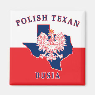 Polnisch Texan Busia Magnet