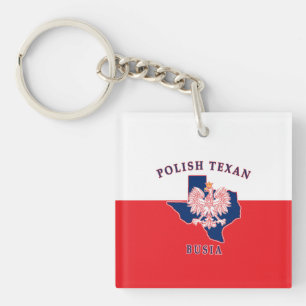 Polnisch Texan Busia Schlüsselanhänger