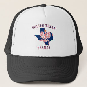 Polnisch Texan Gramps Truckerkappe