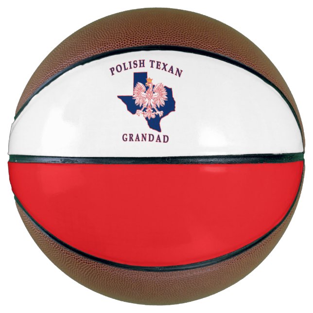 Polnisch Texan Grandad Basketball (Vorderseite)