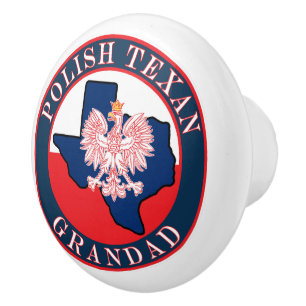 Polnisch Texan Grandad Round Keramikknauf