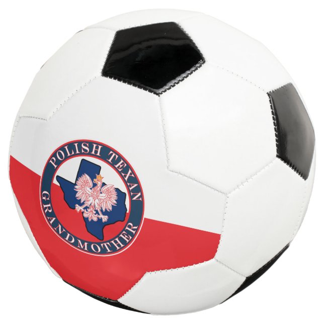 Polnisch Texan Großmutter Round Fußball (Dreiviertel)
