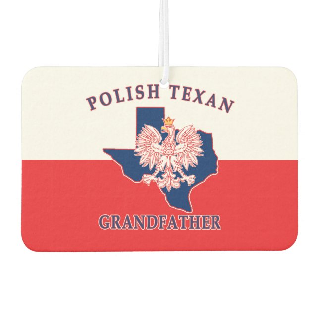 Polnisch Texan Großvater Autolufterfrischer (Vorderseite)
