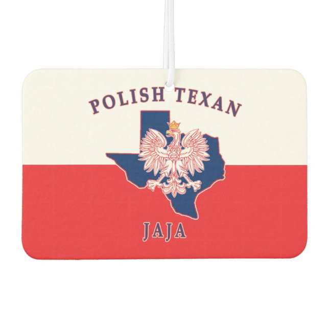 Polnisch Texan Jaja Autolufterfrischer (Vorderseite)