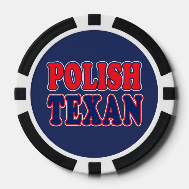 Polnisch Texan Pokerchips (Vorderseite)