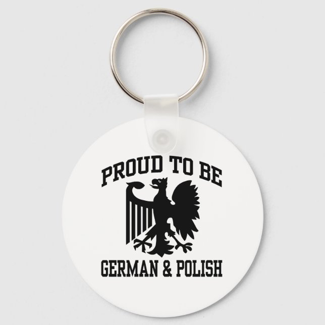 Polnisch und Deutsch Schlüsselanhänger (Vorderseite)