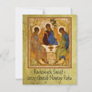 Polnisch Wesołych Świąt Frohe Weihnachtskautschuk