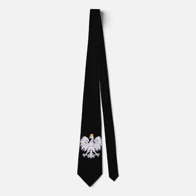 Polnische Adler-Krawatte Krawatte (Vorderseite)