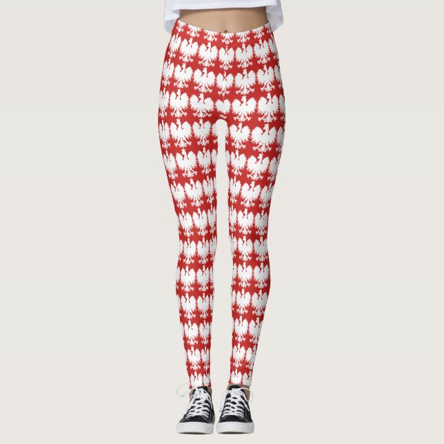 Polnische Adler-Leggings Leggings (Vorderseite)