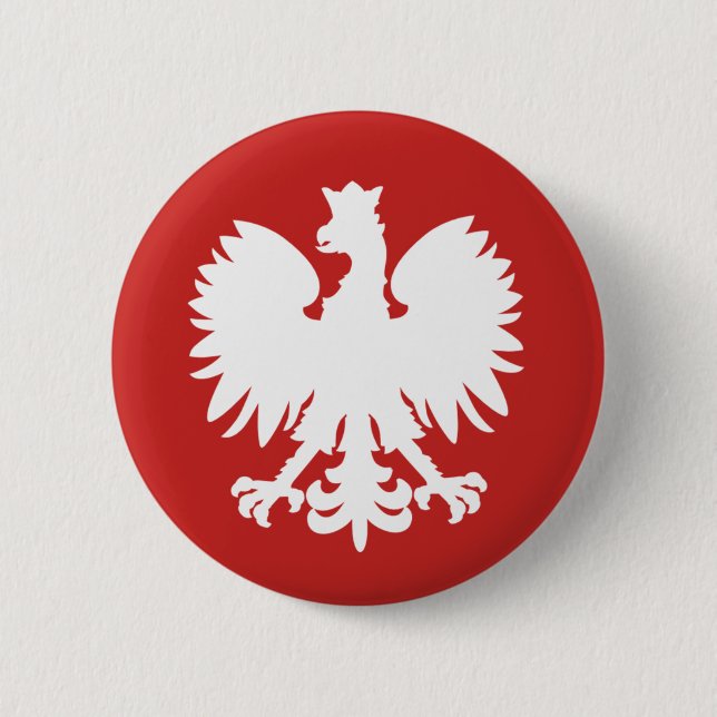 Polnische Adler-Taste Button (Vorderseite)