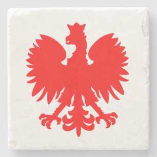 Polnische Adler-Untersetzer Steinuntersetzer