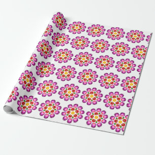 Polnische Blume. Geschenkpapier