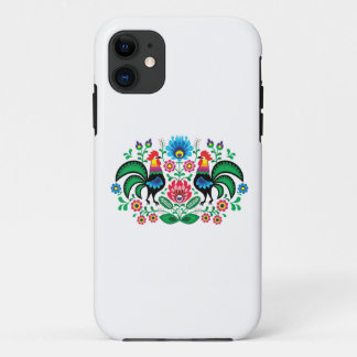 Polnische Blumenstickerei, traditionelles iPhone 11 Hülle